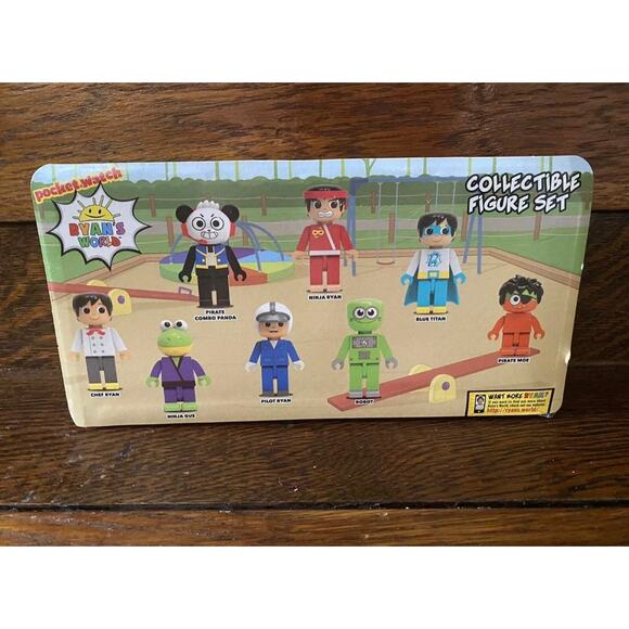 Ryan's World Collectible Action Figure 8-Piece Set - Ryans Toy Review Play Set - Picture 5 of 6